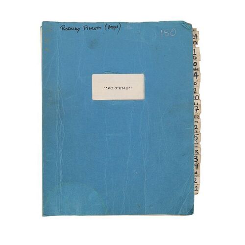 Lot #824: ALIENS (1986) - Annotated and Highlighted Final Draft Script
