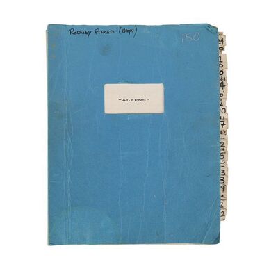 Lot #824: ALIENS (1986) - Annotated and Highlighted Final Draft Script