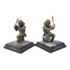 Lot #834: AVP: ALIEN VS. PREDATOR (2004) - Set of Predator Statue Model Miniatures