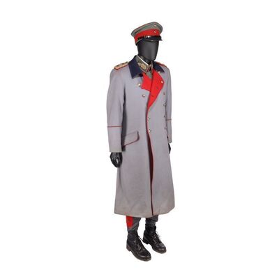 Lot #838: ALL QUIET ON THE WESTERN FRONT (2022) - General Friedrichs' (Devid Striesow) Officer Uniform, Coat and Screen-matched Hat