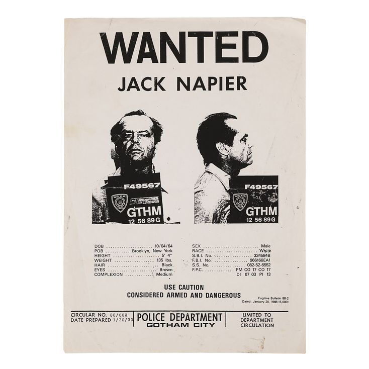 jack napier gotham tv show