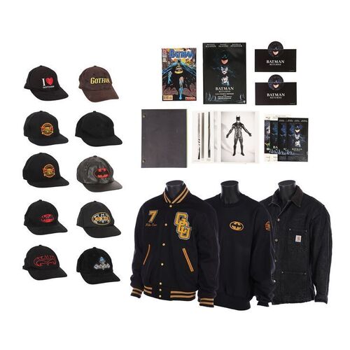 Lot #889: BATMAN RETURNS (1992) - Collection of Crew Clothing and Ephemera