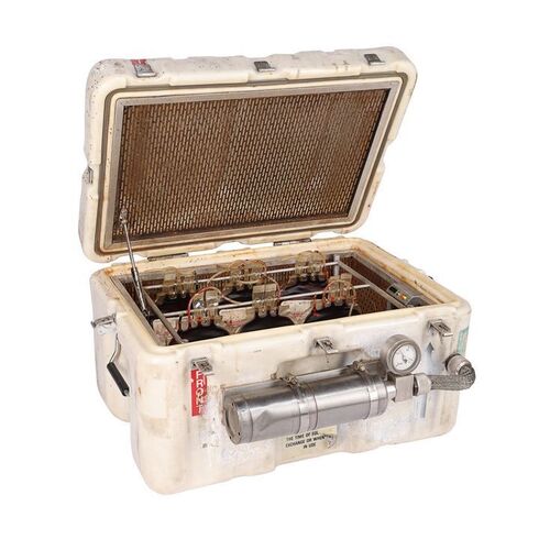 Lot #910: BLADE (1998) - Screen-matched Blood Bag Transport Box