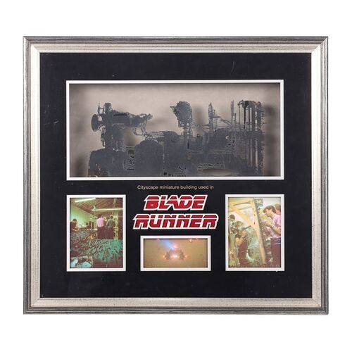 Lot #925: BLADE RUNNER (1982) - Geoff Hutchins Collection: Framed Skyline Miniature