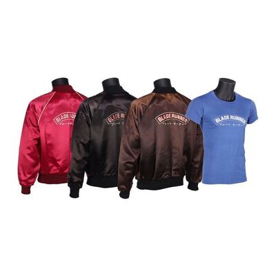 Lot #947: BLADE RUNNER (1982) - Geoff Hutchins Collection: Three Crew Jackets and One Crew T-shirt