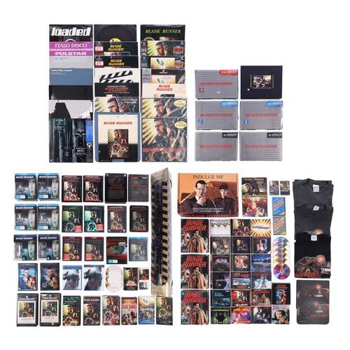 Lot #951: BLADE RUNNER (1982) - Geoff Hutchins Collection: DVD'S, VHS Tapes, Computer Games, Vinyl Records, Cassette Tapes and T-Shirts
