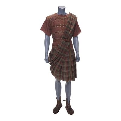Lot #962: BRAVEHEART (1995) - Scottish Villager's Wallace Clan Costume