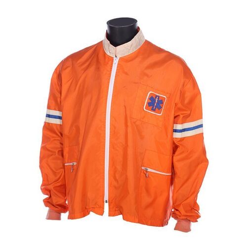 Lot #971: CANNONBALL RUN (1981) - Victor Prinzim's (Dom DeLuise) Paramedic Jacket