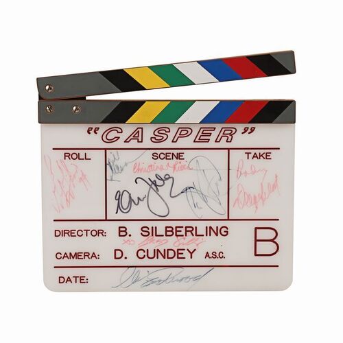 Lot #973: CASPER (1995) - Cast-Autographed Clapperboard