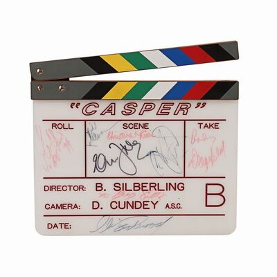Lot #973: CASPER (1995) - Cast-Autographed Clapperboard