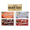 Lot #976: CHARLIE AND THE CHOCOLATE FACTORY (2005) - Golden Ticket and Set of Four Wonka Bars