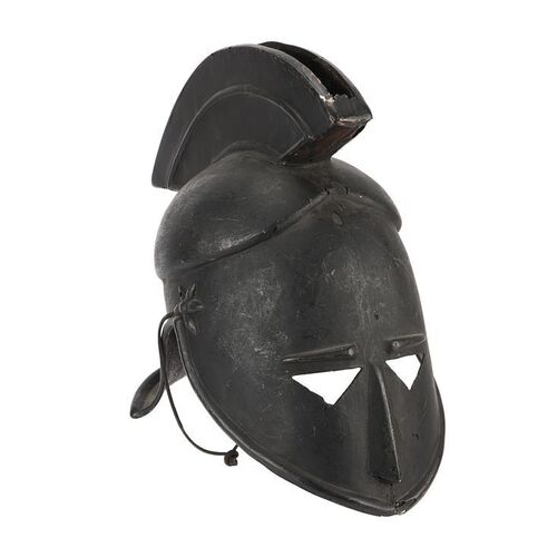 Lot #986: CLASH OF THE TITANS (1981) - Joppa Guardsman Black Helmet