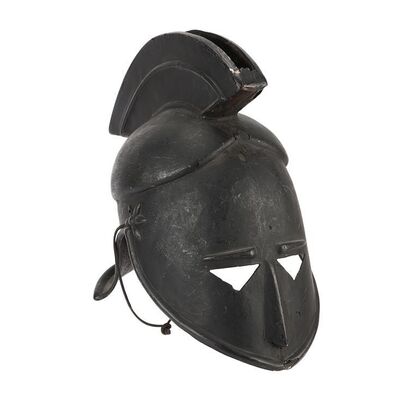 Lot #986: CLASH OF THE TITANS (1981) - Joppa Guardsman Black Helmet