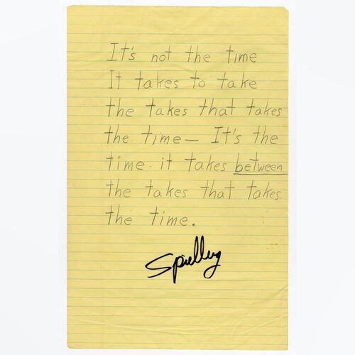 Lot #991: CLOSE ENCOUNTERS OF THE THIRD KIND (1977) - Steven Spielberg's Personal Handwritten Note