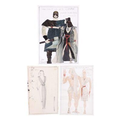 Lot #995: CONAN THE BARBARIAN (1982) - John Bloomfield Costume Designs for The Cult of Set Members