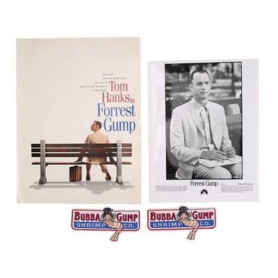 Lot #1077: FORREST GUMP (1994) - Bubba Gump Shrimp Patches and Press Kit