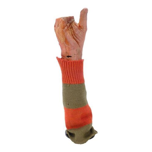 Lot #1079: FREDDY'S DEAD: THE FINAL NIGHTMARE (1991) - Freddy Krueger's (Robert Englund) Prosthetic Insert Arm