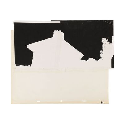 Lot #1092: JASON GOES TO HELL: THE FINAL FRIDAY (1993) - Mario Kirner Collection: Matte Animation Cel of the Voorhees House