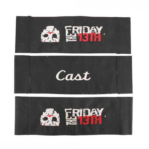 Lot #1106: FRIDAY THE 13TH (2009) - Mario Kirner Collection: Three Cast Chair Backs