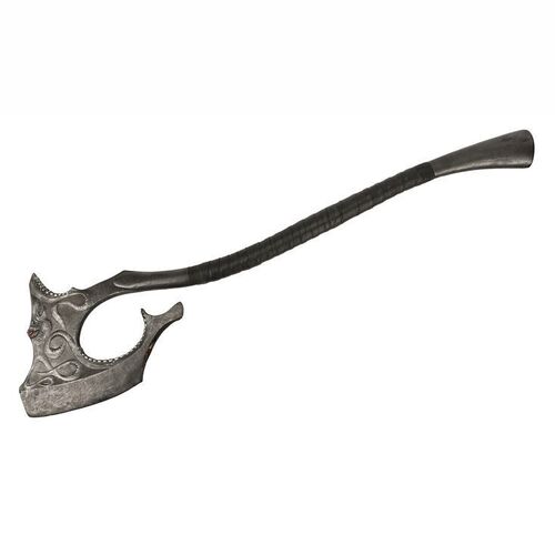 Lot #1111: GAME OF THRONES (TV SERIES, 2011-2019) - Euron Greyjoy's (Pilou Asb&Atilde;&fnof;&Acirc;&brvbar;k) SFX Battle Axe
