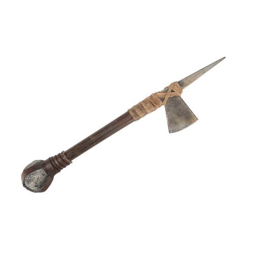 Lot #1125: GANGS OF NEW YORK (2002) - Amsterdam's (Leonardo DiCaprio) Hatchet With Retractable Blade