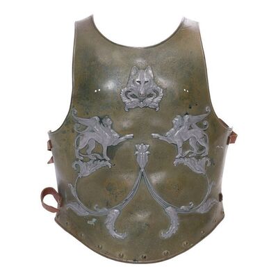 Lot #1129: GLADIATOR (2000) - General Maximus Decimus Meridius' (Russell Crowe) Unfinished Armour