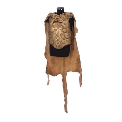Lot #1135: GLADIATOR (2000) - Chariot Driver Cuirass and Cape