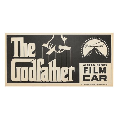 Lot #1141: THE GODFATHER (1972) - Film Crew Car Pass