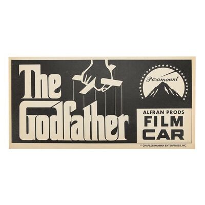 Lot #1141: THE GODFATHER (1972) - Film Crew Car Pass