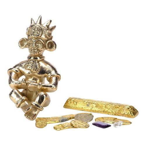 Lot #1143: THE GOONIES (1985) - Set of One-Eyed Willy's Coins and Treasure with Statue