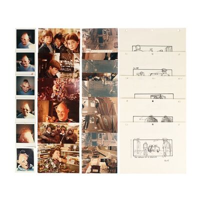 Lot #1148: THE GOONIES (1985) - Set of Behind-the-scenes Photographs, Polaroids and Five Storyboards