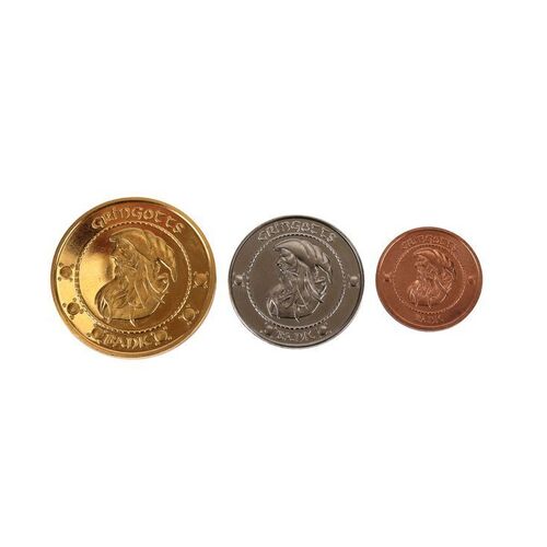 Lot #1158: HARRY POTTER AND THE PHILOSOPHER'S STONE (2001) - Three Gringotts Coins