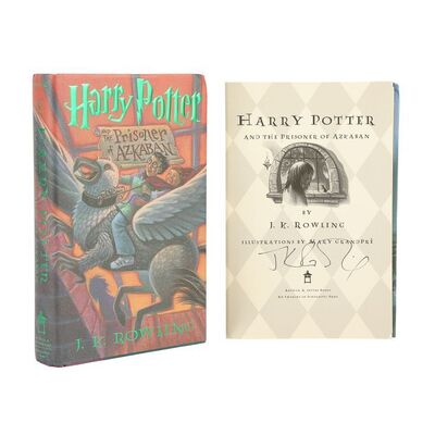 Lot #1172: HARRY POTTER AND THE PRISONER OF AZKABAN (2004) - J.K. Rowling Autographed US Edition Hardback Book