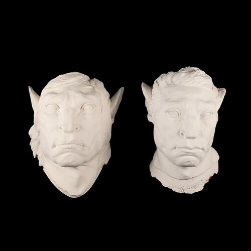 Lot #1175: HARRY POTTER AND THE ORDER OF THE PHOENIX (2007) - Pair of Art Department Centaur Heads