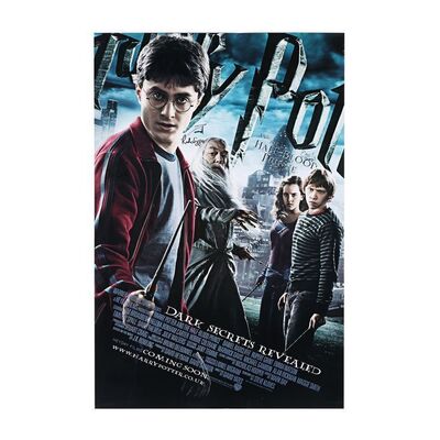 Lot #1176: HARRY POTTER AND THE HALF-BLOOD PRINCE (2009) - Daniel Radcliffe, Emma Watson, Rupert Grint and Oliver Phelps Autographed Poster