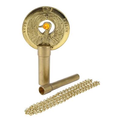 Lot #1214: INDIANA JONES AND THE RAIDERS OF THE LOST ARK (1981) - Staff of Ra Headpiece and Necklace Replicas
