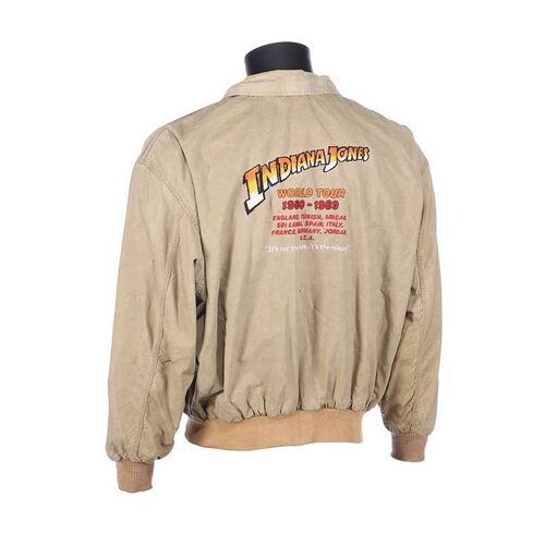 Lot #1225: INDIANA JONES: ORIGINAL TRILOGY (1981-1989) - Trilogy Crew Jacket