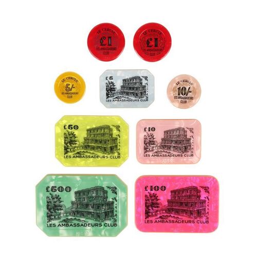 Lot #1239: JAMES BOND: DR. NO (1962) - Le Cercle Casino Chip Collection