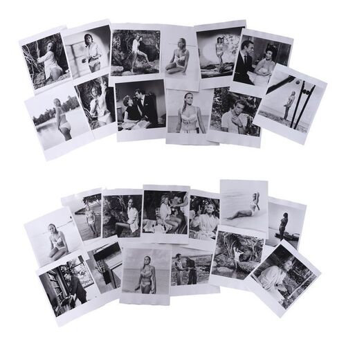 Lot #1241: JAMES BOND: DR. NO (1962) - Set of 25 Bunny Yeager Main Cast Publicity Stills