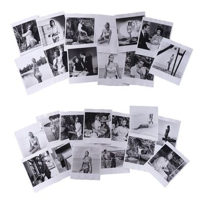 Lot #1241: JAMES BOND: DR. NO (1962) - Set of 25 Bunny Yeager Main Cast Publicity Stills