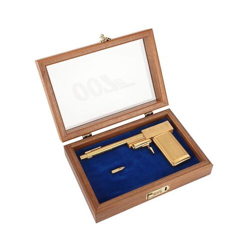 Lot #1252: JAMES BOND: THE MAN WITH THE GOLDEN GUN (1974) - Peter Nelson Collection: SD Studios Replica Golden Gun