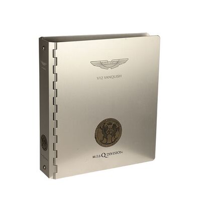 Lot #1291: JAMES BOND: DIE ANOTHER DAY (2002) - James Bond's (Pierce Brosnan) V12 Vanquish Manual