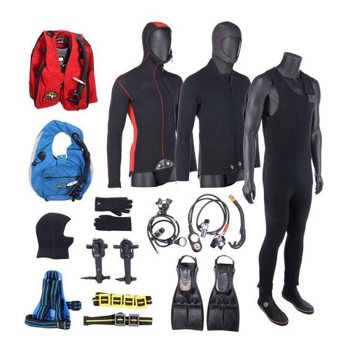 Lot #1305: JAWS 3-D (1983) - P. H. Moriarty Collection: Jack Tate's (P. H. Moriarty) Scuba Suit and Diving Gear