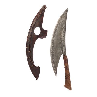 Lot #1311: JOHN CARTER (2012) - Thark Axe Sword and Sheath