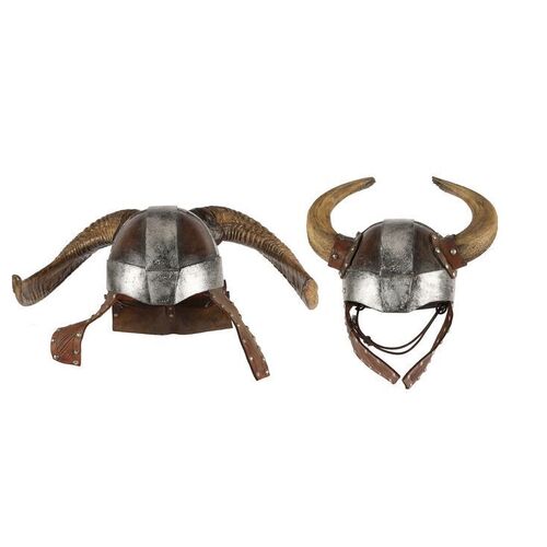 Lot #1337: ZACK SNYDER'S JUSTICE LEAGUE (2021) - Pair of Ares (David Thewlis) Soldier Helmets