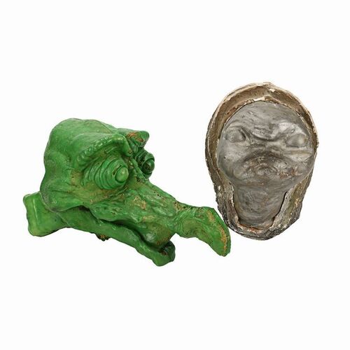 Lot #1346: LABYRINTH (1986) - Firey Head Cast and Goblin Shell Cast