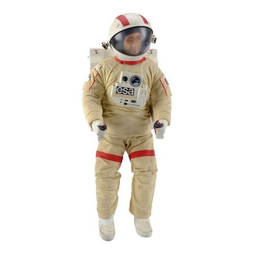 Lot #1362: LIFEFORCE (1985) - Roger Derebridge (Nicholas Ball) Model Miniature Puppet with Manned Manoeuvering Unit