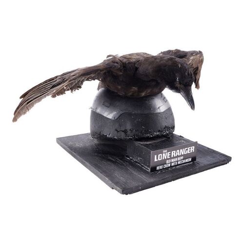 Lot #1365: THE LONE RANGER (2013) - Old Tonto's (Johnny Depp) Crow Headdress