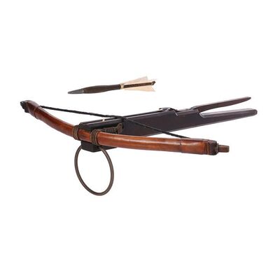 Lot #1378: MALEFICENT: MISTRESS OF EVIL (2019) - Queen Ingrith's (Michelle Pfieffer) Screen-matched Hero Crossbow and Bolt
