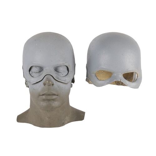 Lot #1390: CAPTAIN AMERICA: THE FIRST AVENGER (2011) - Captain America's (Chris Evans) Prototype Helmet and Head Cast